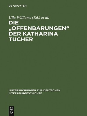 cover image of Die "Offenbarungen" der Katharina Tucher